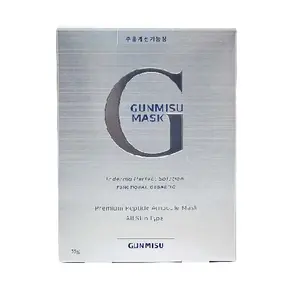 G Mask Inderma Solución perfecta Logotipo personalizado gratuito Última llegada Hoja hidratante blanqueadora coreana Cara de belleza