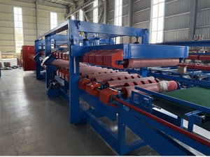 Bon prix 50/150mm chambre froide laine de roche/EPS ligne de production de panneaux sandwich pour la construction de structures en acier - Product Image 4