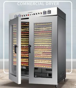 30 yu 30 tepsiler büyük kapasiteli akıllı kontrol meyve kurutma sıcak hava kurutucu gıda kurutma kurutucu kurutma makinesi