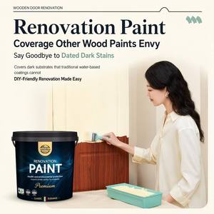 Peinture brillante à base d'eau acrylique VALIDEA pour la rénovation du bois, pour meubles d'intérieur, portes d'armoires, écologique, directement de l'usine - Product Image 1