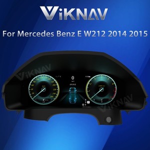 Viknav Compteur de vitesse de voiture numérique 12.3 pouces pour Mercedes Benz Classe E W212 2014 2015 Système Linux Cluster d'instruments de voiture - Product Image 5