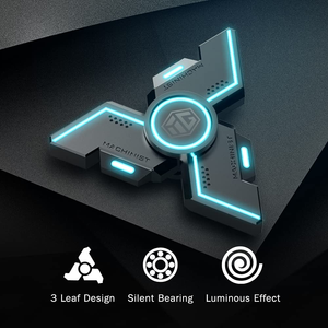 Luminous Anti-Anxiety Fidget <strong>Spinner</strong> Metal Fidget <strong>Spinner</strong> <strong>Figit</strong> Hand Toy for Relieving Boredom ADHD Anxiety - Product Image 5