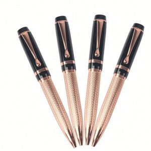 High Quality Rose <b>Gold</b> and Silver Heavy Metal Ballpoint <b>Pens</b> Elegant Business Writing Gift - Product Image 2