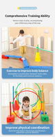 Penjualan Panas Peralatan Mainan Edukasi Ramah Lingkungan Plastik untuk Anak, Latihan Keseimbangan & Sensorik Indoor Outdoor