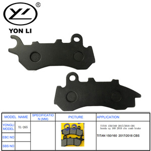 ผ้าเบรกหน้าแบบออร์แกนิก FA716 ผลิตตามสั่ง ผ้าเบรกมอเตอร์ไซค์แบบกำหนดเองสำหรับ <span class=keywords><strong>HONDA</strong></span> <span class=keywords><strong>CB</strong></span> <span class=keywords><strong>125</strong></span> <span class=keywords><strong>F</strong></span> - Product Image 5