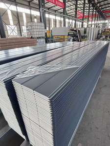 Panel sándwich de acero resistente a la intemperie, aislamiento de <span class=keywords><strong>paneles</strong></span> de pared exterior de Metal, revestimiento aislante <span class=keywords><strong>para</strong></span> casa - Product Image 2