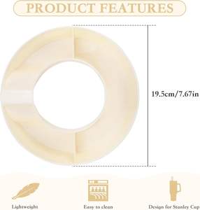 Recipiente para Snacks para Vaso <span class=keywords><strong>Stanley</strong></span>, Anillo para Snacks Reutilizable Compatible con el Vaso <span class=keywords><strong>Stanley</strong></span> <span class=keywords><strong>Quencher</strong></span> H2.0 de 40 oz con Asa, Botella de Agua Bonita - Product Image 4