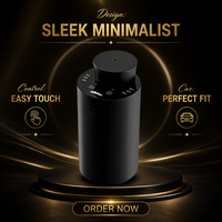 Diffuseur d'arômes AeroScent C04 de haute qualité en alliage d'aluminium, fonctionnant sur piles, capacité de 10 ml, design texturé en métal pour voiture et maison