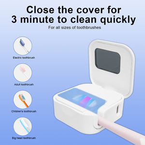 جهاز تعقيم صغير لفرشاة الأسنان يعمل بالطاقة الكهربية للتعقيم عند السفر فوق البنفسجي جهاز تعقيم فرشاة الأسنان يعمل بالطاقة فوق البنفسجية - Product Image 5