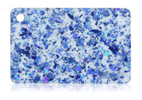 Feuille acrylique coulée pailletée de qualité assurée, taille et épaisseur personnalisées, colorée avec service de découpe