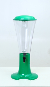 Dispensador de torre de cerveza 3L enfriador de cerveza Torre dispensador de bebidas con luces LED y tubo de hielo extraíble, perfecto para fiesta - Product Image 2