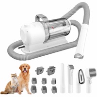 Kit de toilettage pour animaux de compagnie, aspirateur pour poils de chien et de chat, tondeuse 2,5 L, faible bruit, aspirateur électrique multifonctionnel pour chiens et chats