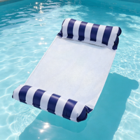 Hamac gonflable en PVC pour piscine, chaise longue flottante pliable, radeau de piscine 120x70cm pour la natation/la baignade/les sports