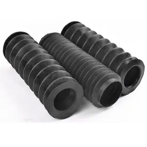 Silicone soft rubber corrugated small rubber bellows anti-uv sheath