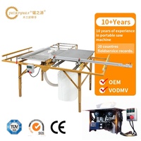Machines à bois combinées Scies à panneaux portables Scies à bois à glissière Scies circulaires de table 3 en 1