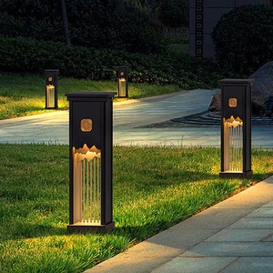 Luces Solares para Jardín, Lámpara de Paisaje para Exteriores, Moderna y Minimalista, para Patio de Villa, Camino Decorativo LED - Product Image 1