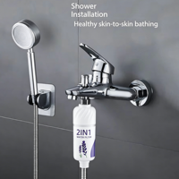 Filtre de robinet d'eau, pomme de douche, gel de vitamine C, parfum, élimination du chlore, filtre à eau hydratant, filtre de beauté, étiquette personnalisée