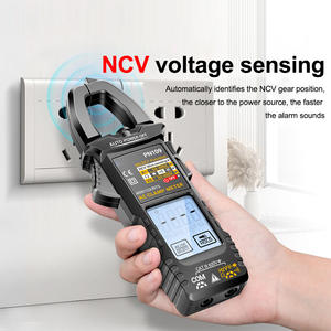 Meteran Jepit Profesional Pintar 4000 Hitungan Digital 600A <span class=keywords><strong>Arus</strong></span> Tinggi NCV Induksi Alat Pengukur Non-kontak - Product Image 2