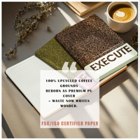 Small Batch Custom ized Logo A5 Kaffeesatz Planer Cork Hardcover Tagebuch Buntes Journal Großhandel Modedesign Notizbücher