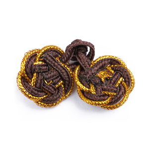 Yiwu Wintop Chinlon Material <span class=keywords><strong>oro</strong></span> color rosa <span class=keywords><strong>flor</strong></span> forma hecha a mano nudo chino <span class=keywords><strong>botones</strong></span> para tarjeta <span class=keywords><strong>de</strong></span> boda - Product Image 5