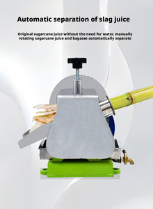 Presse-agrumes à canne à sucre de table commerciale - Extracteur à manivelle pour jus frais - Product Image 4