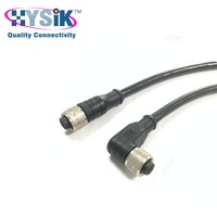 Conectores de Montaje Trasero/Delantero IP67/IP68, Conector de Panel M12 de 5 Polos, Señal de Sensor PCB, Enchufe Totalmente de Plástico para Red