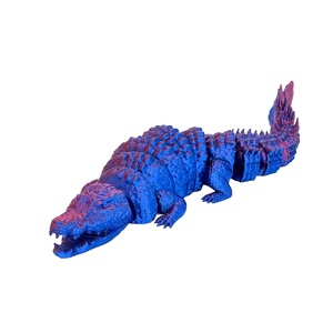 Figura Articulada de Cocodrilo Filipino Impresa en 3D de Plástico/PLA, Juguete Antiestrés con Articulaciones Móviles, Decoración de Escritorio, Unisex - Product Image 1