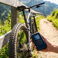Pompe à air électrique portable sans fil avec écran LCD, certifiée CE, garantie 1 an, compresseur pour gonflage de pneus de voiture – Vente chaude