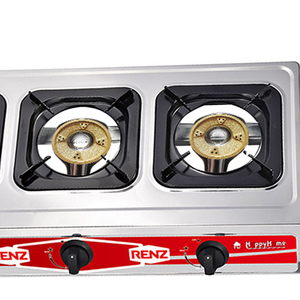 Mesa de fuego caliente de acero inoxidable de 3 quemadores que ahorra energía sin instalar estufa de gas Cocina de gas - Product Image 3