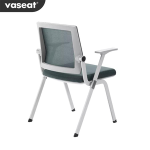 Sedia da Ufficio di Alta Qualità con Schienale in Rete, Struttura Pieghevole, Senza Ruote, per Scrivania e Conferenze - Product Image 2