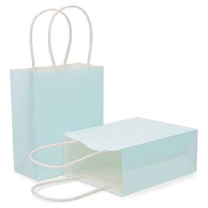<b>Gift</b> Bag with Handles Party <b>Small</b> Kraft Paper Goodie Bags for Birthday Baby Shower Gender Reveal Wedding Handle Paper Bag - Product Image 1