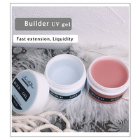 Beshyne Gel UV de Construction Solide Indolore pour Ongles, Sans HEMA, Sans TPO, Sans Chaleur, Sans Brûlure, Sans Trempage, Extension d'Ongles