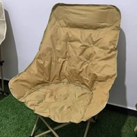 Chaise longue d'extérieur confortable avec structure en fer, design pliable réglable sur quatre niveaux, pour jardin et camping en parc