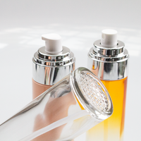 Flacon de lotion en verre dégradé personnalisable avec impression, 40 ml, 100 ml, pour crème cosmétique, ensemble de flacons épaissis vides pour soins de la peau