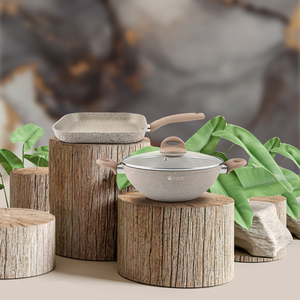 2 PCS Rockline Pro Cookware Set Aluminium Non-Stick <b>Kitchenware</b> - Product Image 1