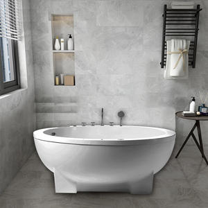 TNS BA8506 Baignoire de <span class=keywords><strong>spa</strong></span> <span class=keywords><strong>Bestway</strong></span> portable moderne en acrylique blanc de 59 pouces de diamètre, autoportante pour salle de bain, 1500mm, meilleures baignoires - Product Image 3