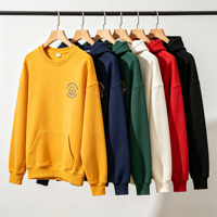 Sweat-shirt à capuche unisexe surdimensionné en tissu ReverseWeave 430 GSM personnalisé avec logo vierge pour homme, idéal pour l'hiver