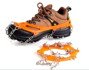 Crampons antidérapants en silicone à 10 dents pour glace et neige, vente en gros d'usine - Product Image 5