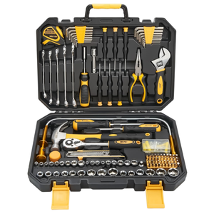 Ensemble d'outils <span class=keywords><strong>de</strong></span> mécanicien robuste <span class=keywords><strong>de</strong></span> 159 pièces, boîte à outils pour la réparation à domicile et automobile - Product Image 4