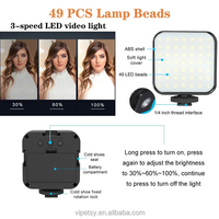 Kit LED per Vlogging con Logo/Confezione Personalizzabili: Luce Video con Microfono e Treppiede per Smartphone, YouTube, TikTok e Streaming Live