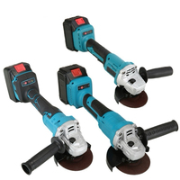 Meuleuse d'angle sans fil industrielle chinoise haute vitesse 125 mm à moteur sans balais pour le meulage du métal, interrupteur à gâchette, garantie 3 ans, DIY 220V/230V