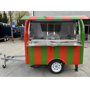Prix d'usine Gros camions de nourriture Remorque de nourriture mobile Camion de restauration rapide personnalisé Chariot de café mobile Crème glacée Bière Bar Café Remorque - Product Image 1