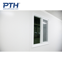 Casas Contenedor Prefabricadas Estándar AU de PTH Factory Supply, Villas de Lujo con Paneles Sándwich de Acero, Instalación Modular Rápida