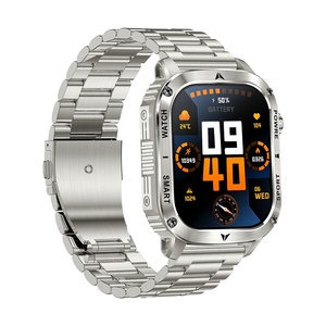 <span class=keywords><strong>Smartwatch</strong></span> AK80 per gli uomini BT Calling, <span class=keywords><strong>Smartwatch</strong></span> per sport all'aria aperta <span class=keywords><strong>con</strong></span> torcia/frequenza cardiaca/SpO2/Monitor di sonno/Fitness Tracker - Product Image 2