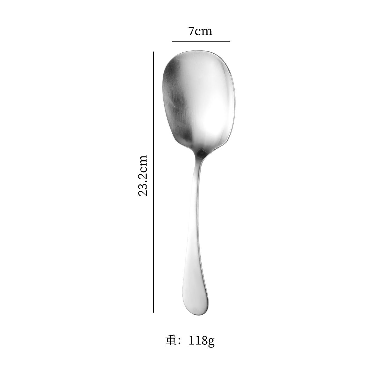 316L stainless steel serving spoon