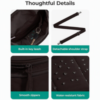 Sac fourre-tout matelassé pour femme, sac léger avec deux poches pour bouteilles, convient aux ordinateurs portables de 15,6 pouces, sac fourre-tout à bandoulière pour le shopping