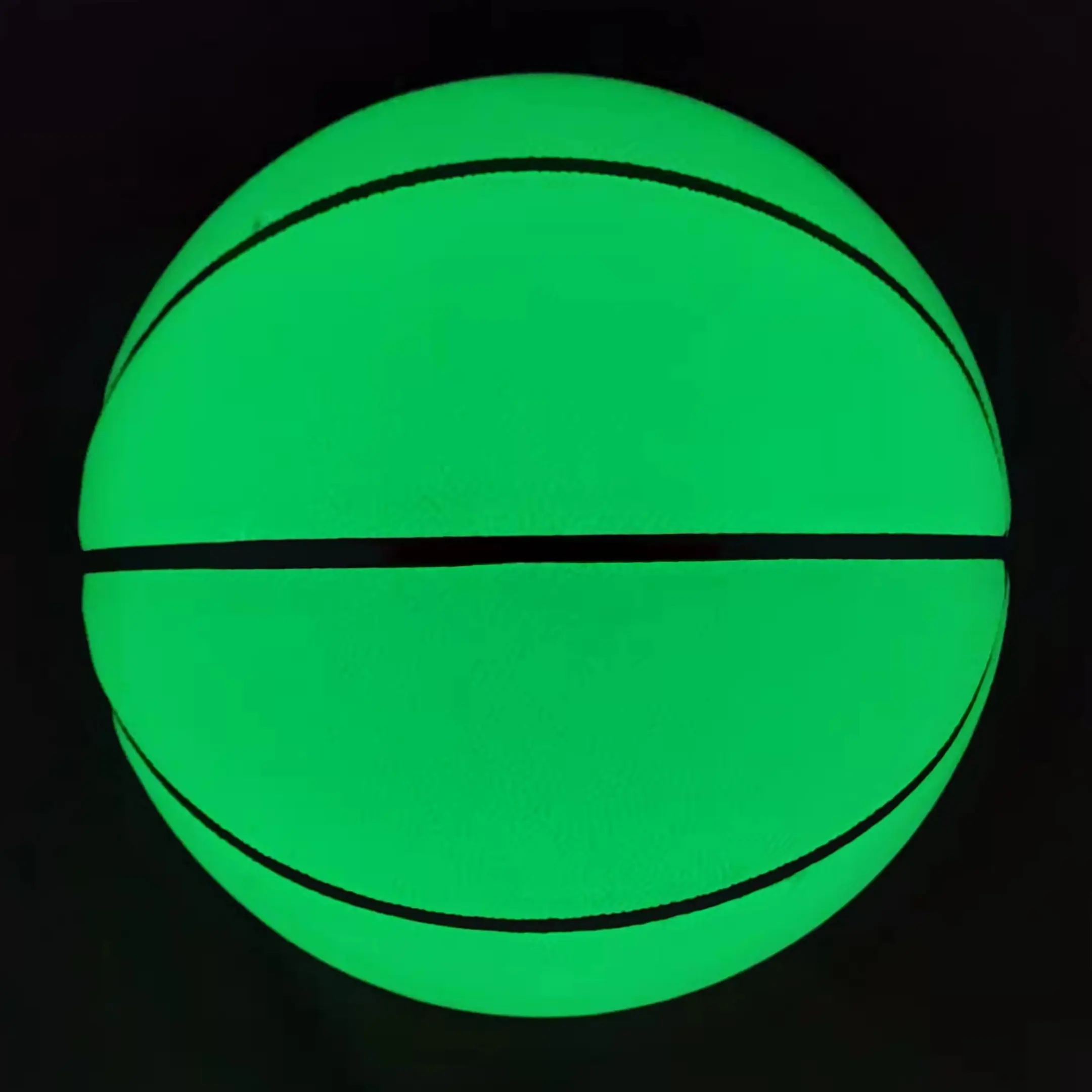 अनुकूलित चमकदार होलोग्राफिक ग्रीन बास्केटबॉल फैक्टरी प्रत्यक्ष चिंतनशील चमकदार बास्केटबॉल OEM लोगो रोशनी अप बास्केटबॉल