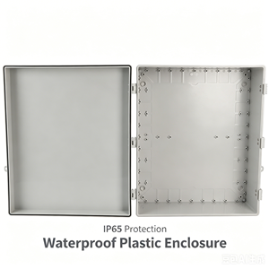 Boîte de jonction étanche MythEle IP65 600x500x220mm en plastique ABS avec couvercle gris <span class=keywords><strong>pour</strong></span> câbles électriques extérieurs - Product Image 3