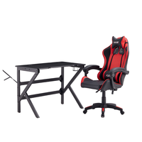 Chaise de jeu vidéo de course exécutive en cuir PU Mofe, simulateur de course pour volant et pédalier Logitech Thrustmaster Fanatec