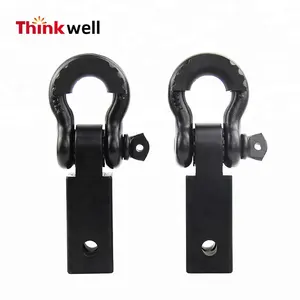 2024 Wholesale 4*4 Recovery Towing 2" Trailer Hitch Receiver With 3/4" D Ring Shackle
